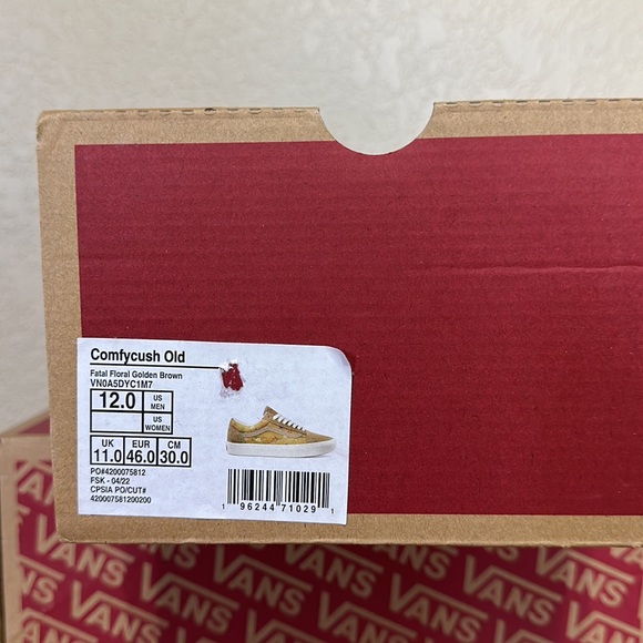 Vans Comfycush Old Skool Fatal Floral golden brown - Picture 9 of 10